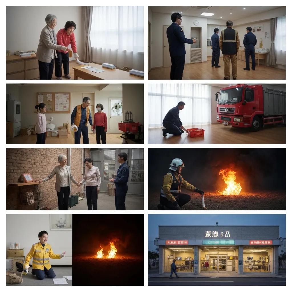 Core audit components: extinguishers, smoke detectors and alarm panels