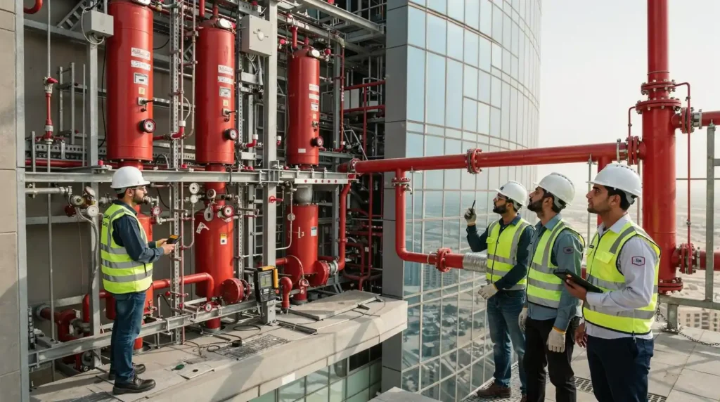 Comprehensive annual maintenance in Al Ain keeps fire alarms, firefighting equipment, and safety systems