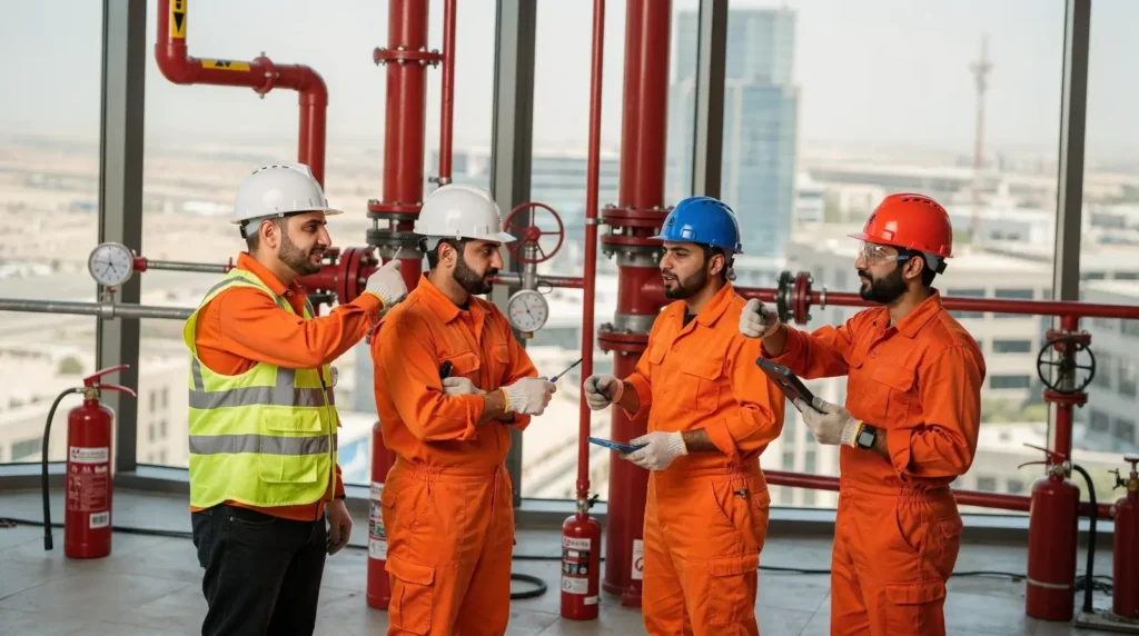 Amples Fire & Safety LLC serves Abu Dhabi, Al Ain, and the Western Region, giving