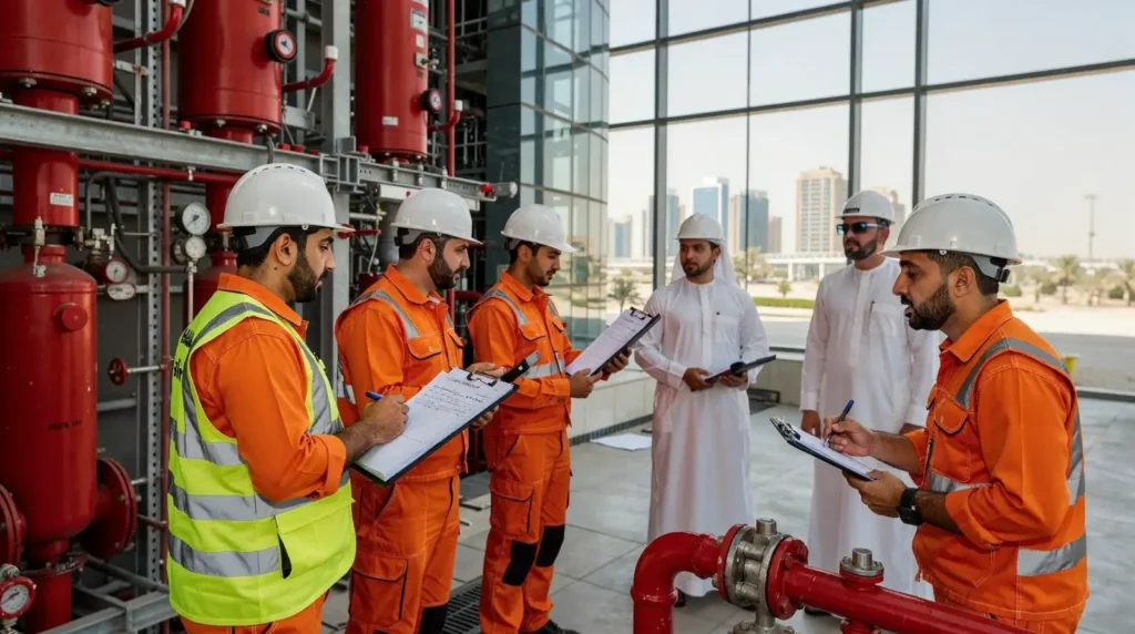 Comprehensive annual maintenance services in Abu Dhabi and Al Ain keep fire alarms, fire fighting