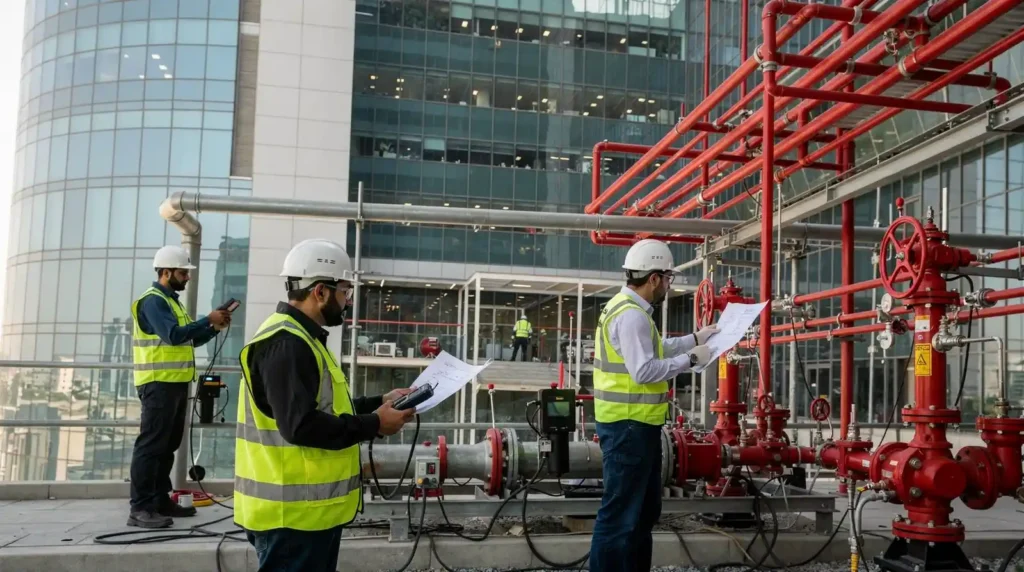 Comprehensive annual maintenance covers the full firefighting system, not just extinguishers or alarms alone.; Preventive