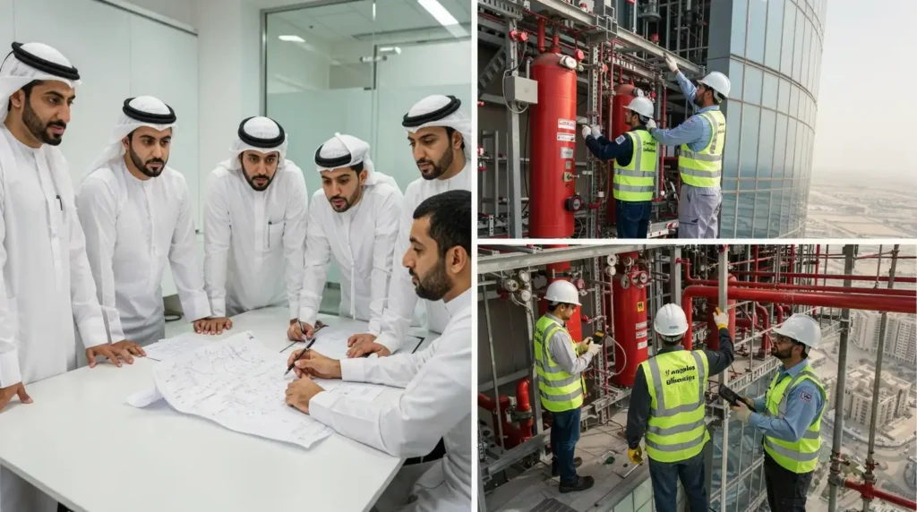 Amples Fire & Safety LLC is based in Musaffah, Abu Dhabi, positioning its team close