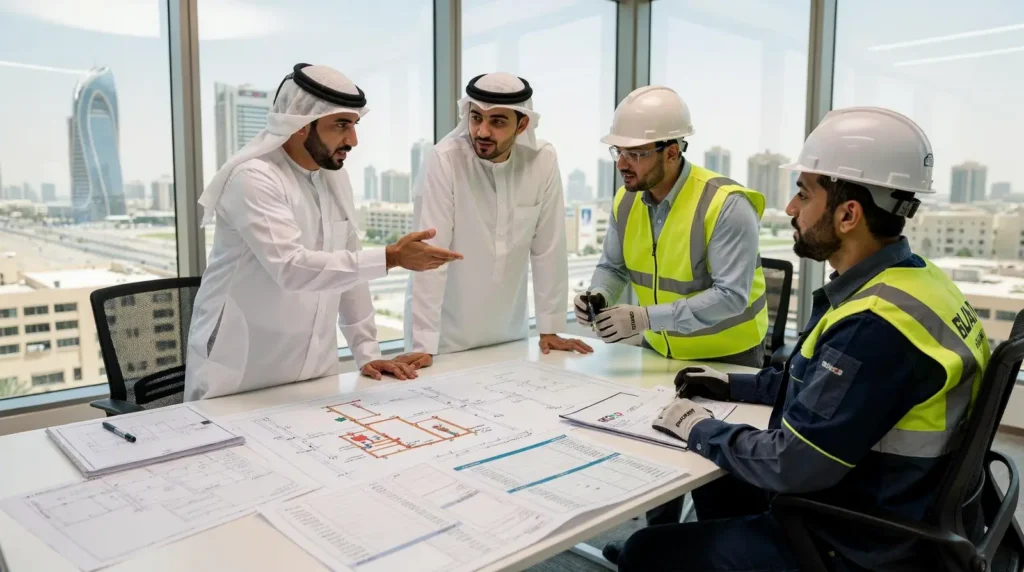 Amples Fire & Safety LLC serves Abu Dhabi, Al Ain, and the Western Region, positioning